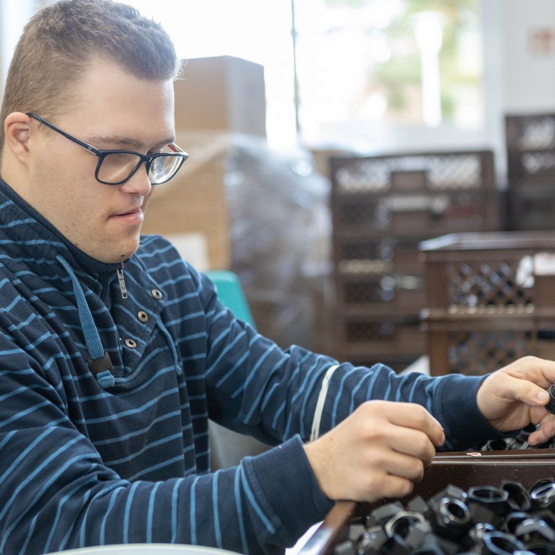 Montage und Verpackung